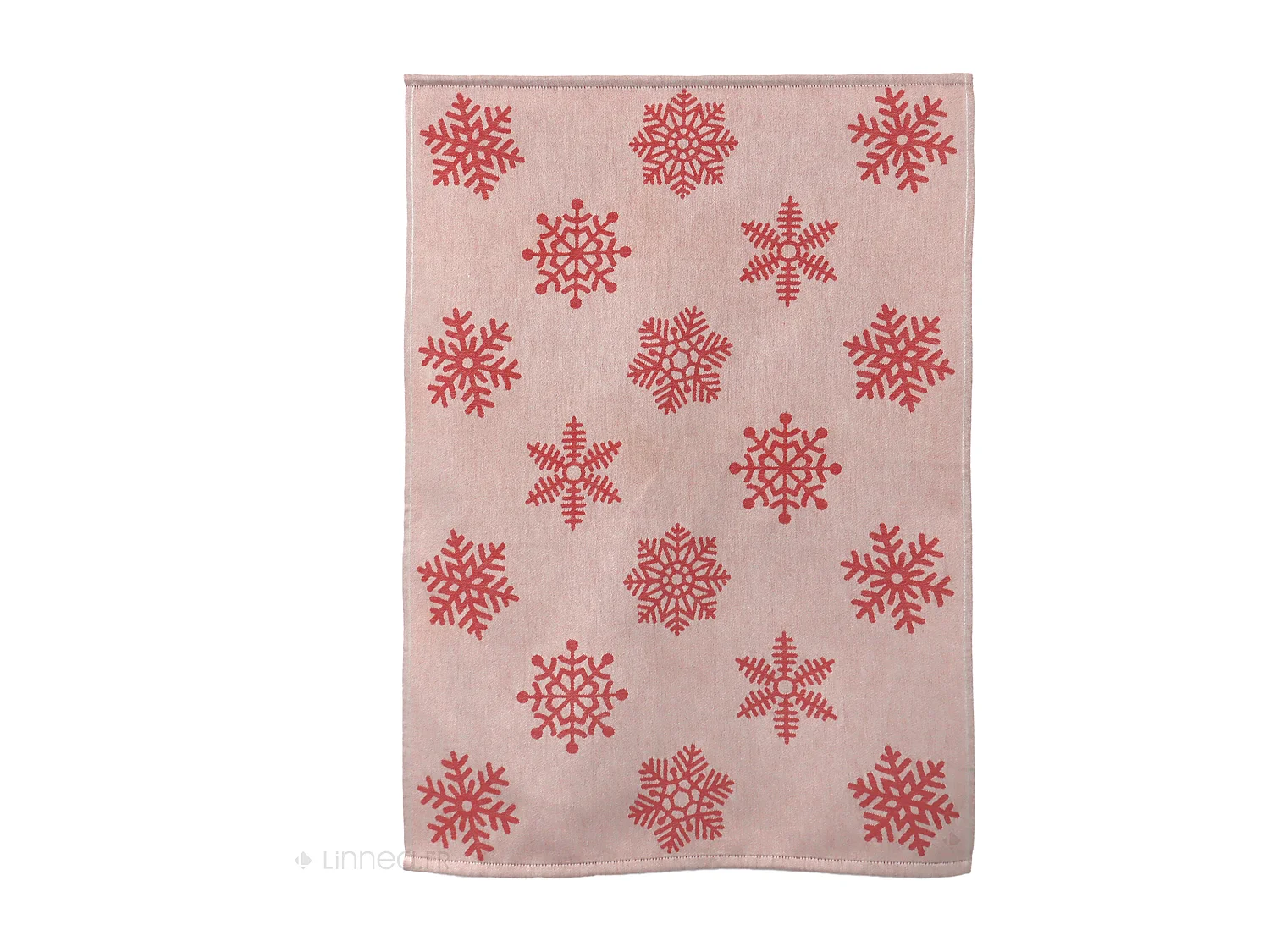 Lot de 2 torchons de cuisine toile 50x70 cm coton ICE rouge