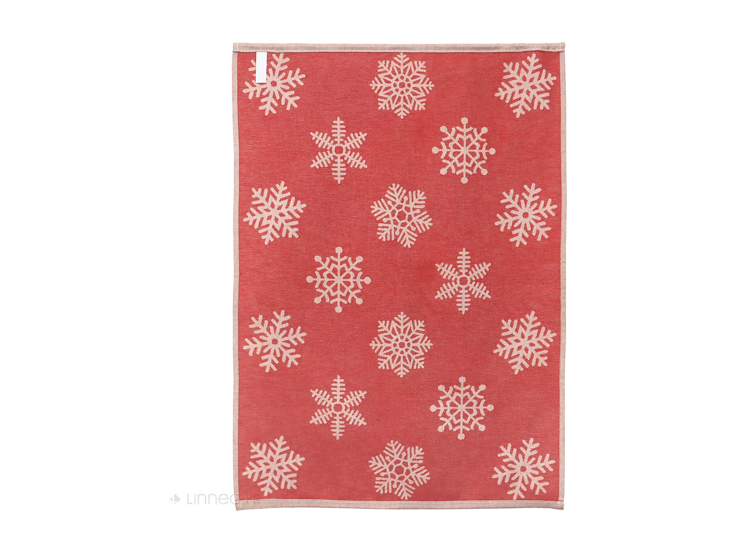 Lot de 2 torchons de cuisine toile 50x70 cm coton ICE rouge