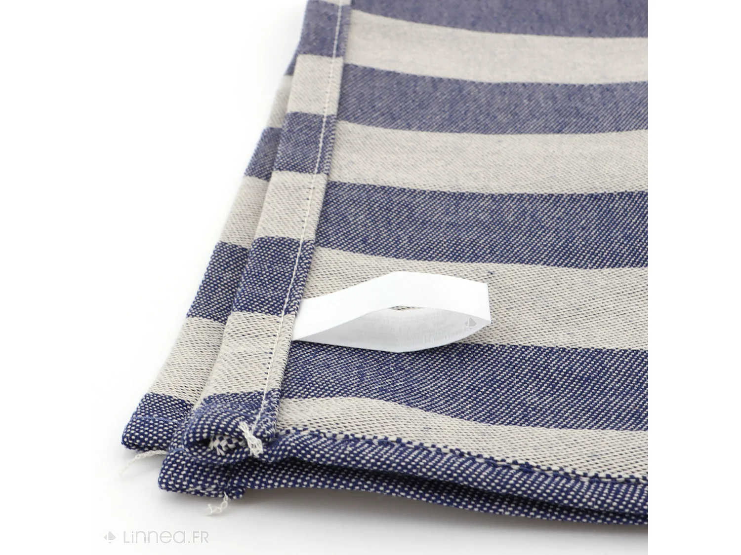 Lot de 2 torchons de cuisine toile 50x70 cm coton PAT bleu