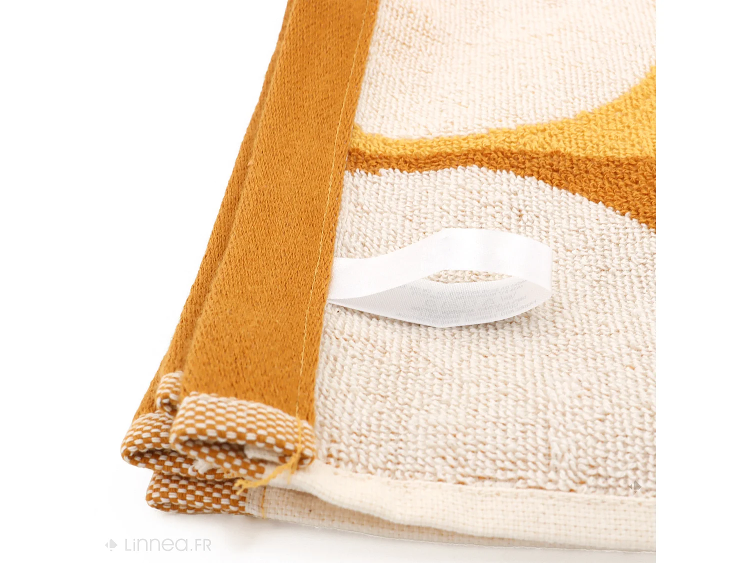 Lot de 2 torchons de cuisine éponge 50x50 cm coton GLOBUS jaune