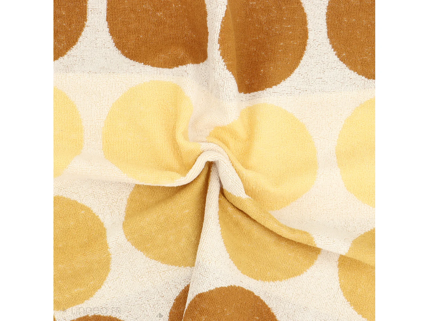 Lot de 2 torchons de cuisine éponge 50x50 cm coton GLOBUS jaune