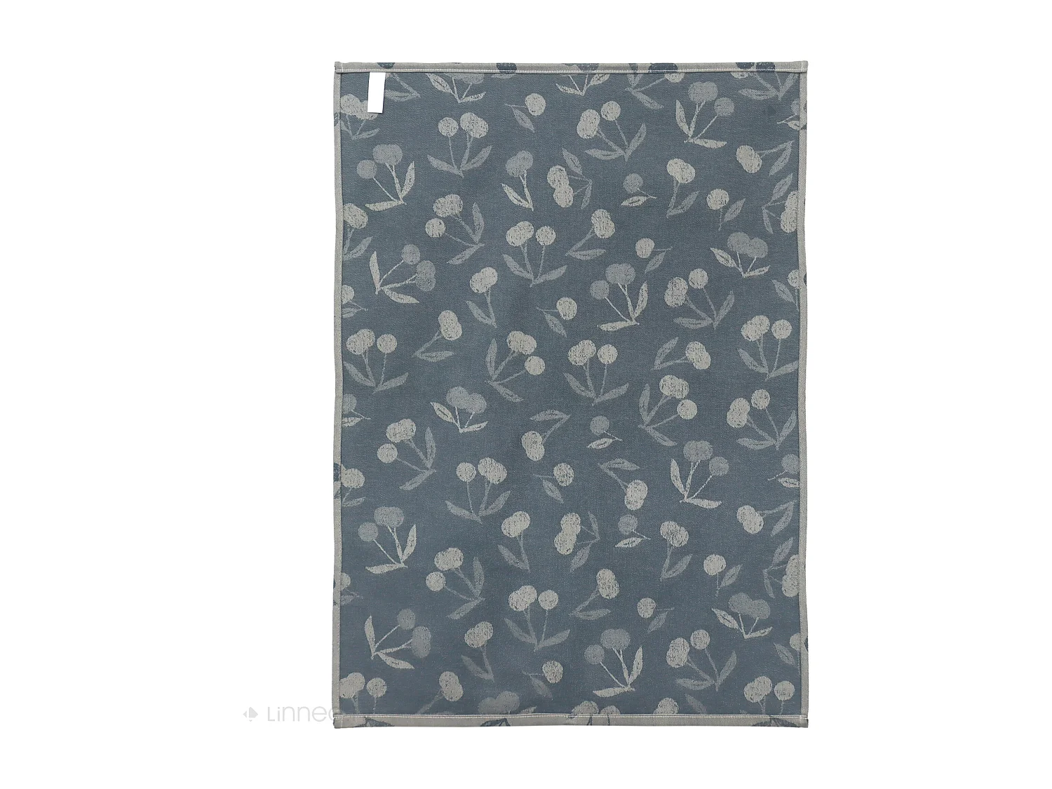 Lot de 2 torchons de cuisine toile 50x70 cm coton BING bleu