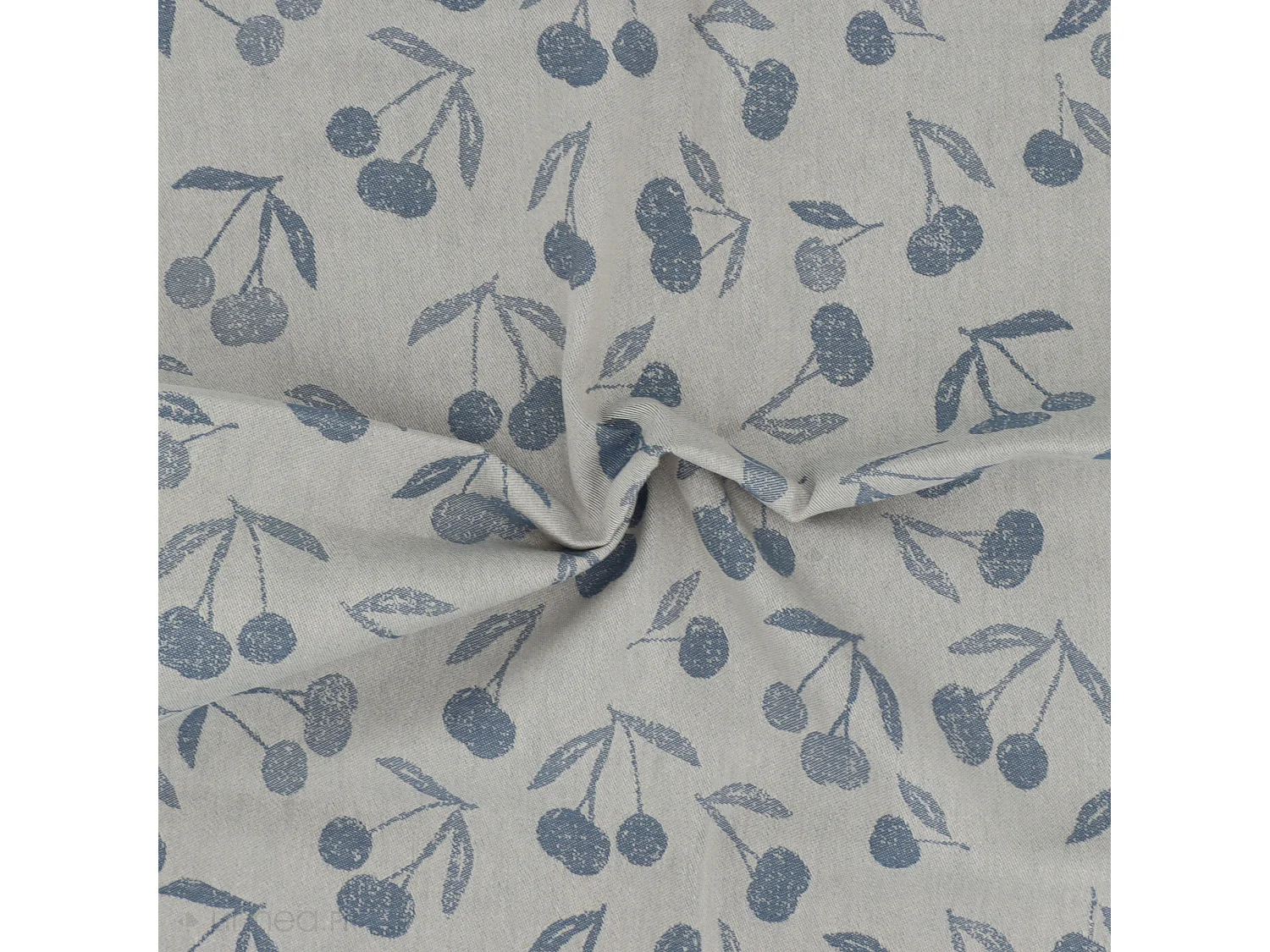 Lot de 2 torchons de cuisine toile 50x70 cm coton BING bleu