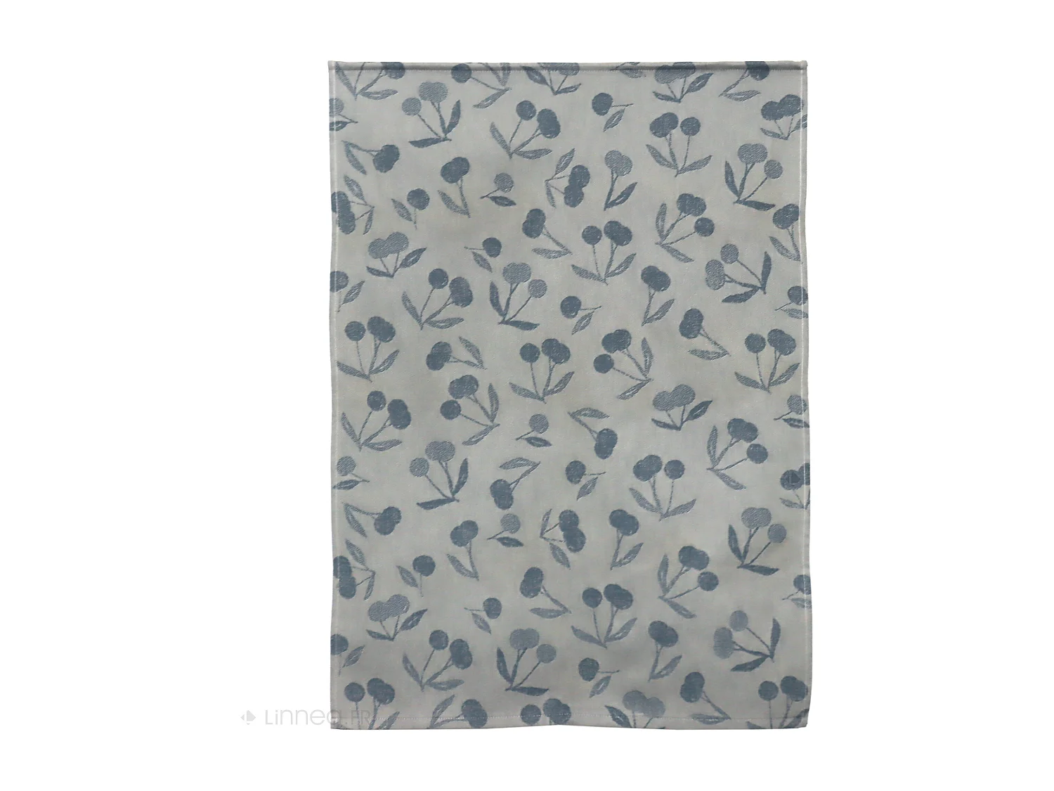 Lot de 2 torchons de cuisine toile 50x70 cm coton BING bleu