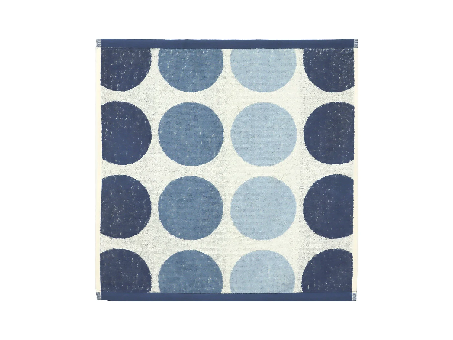 Lot de 2 torchons de cuisine éponge 50x50 cm coton GLOBUS bleu