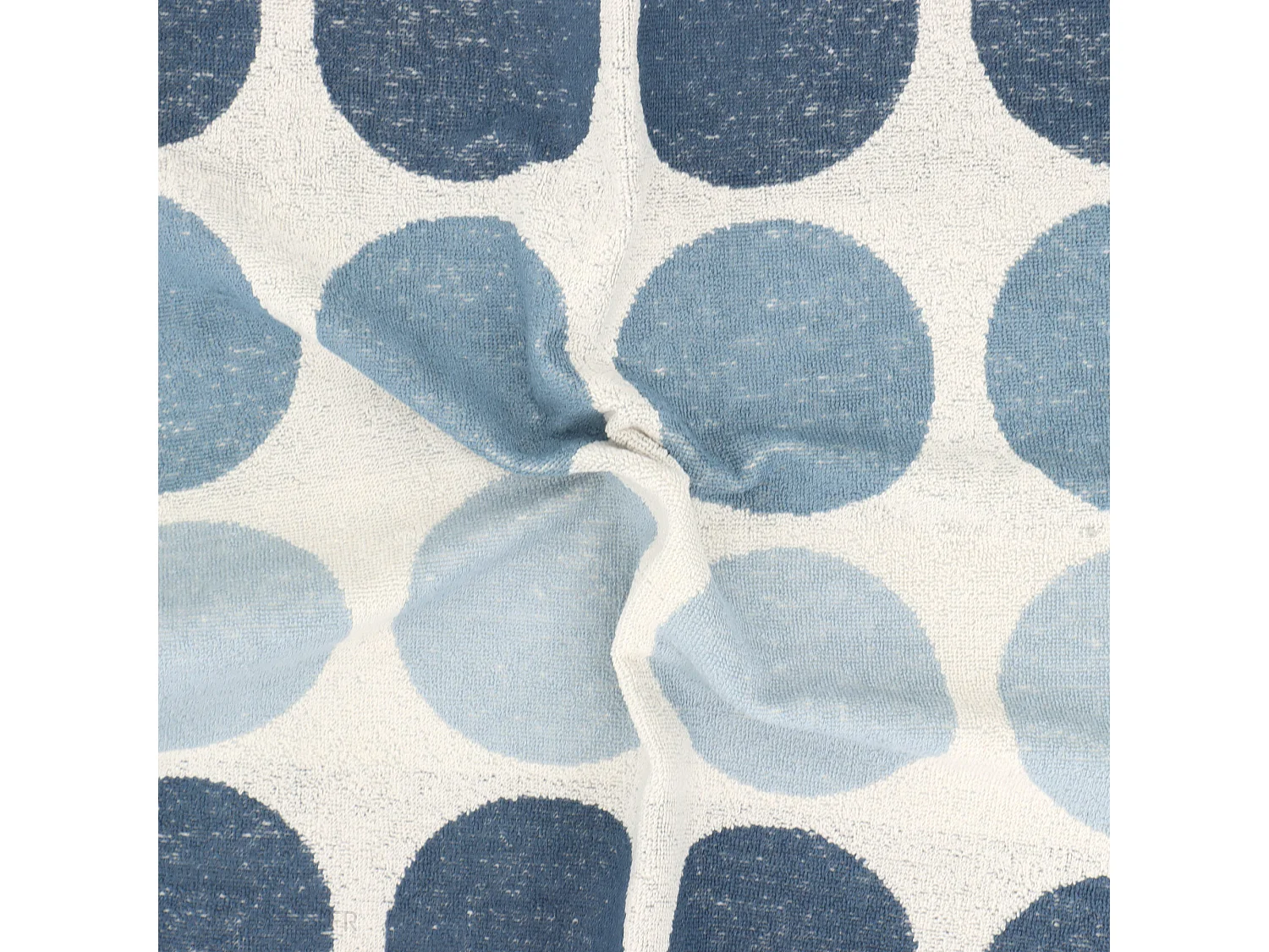 Lot de 2 torchons de cuisine éponge 50x50 cm coton GLOBUS bleu