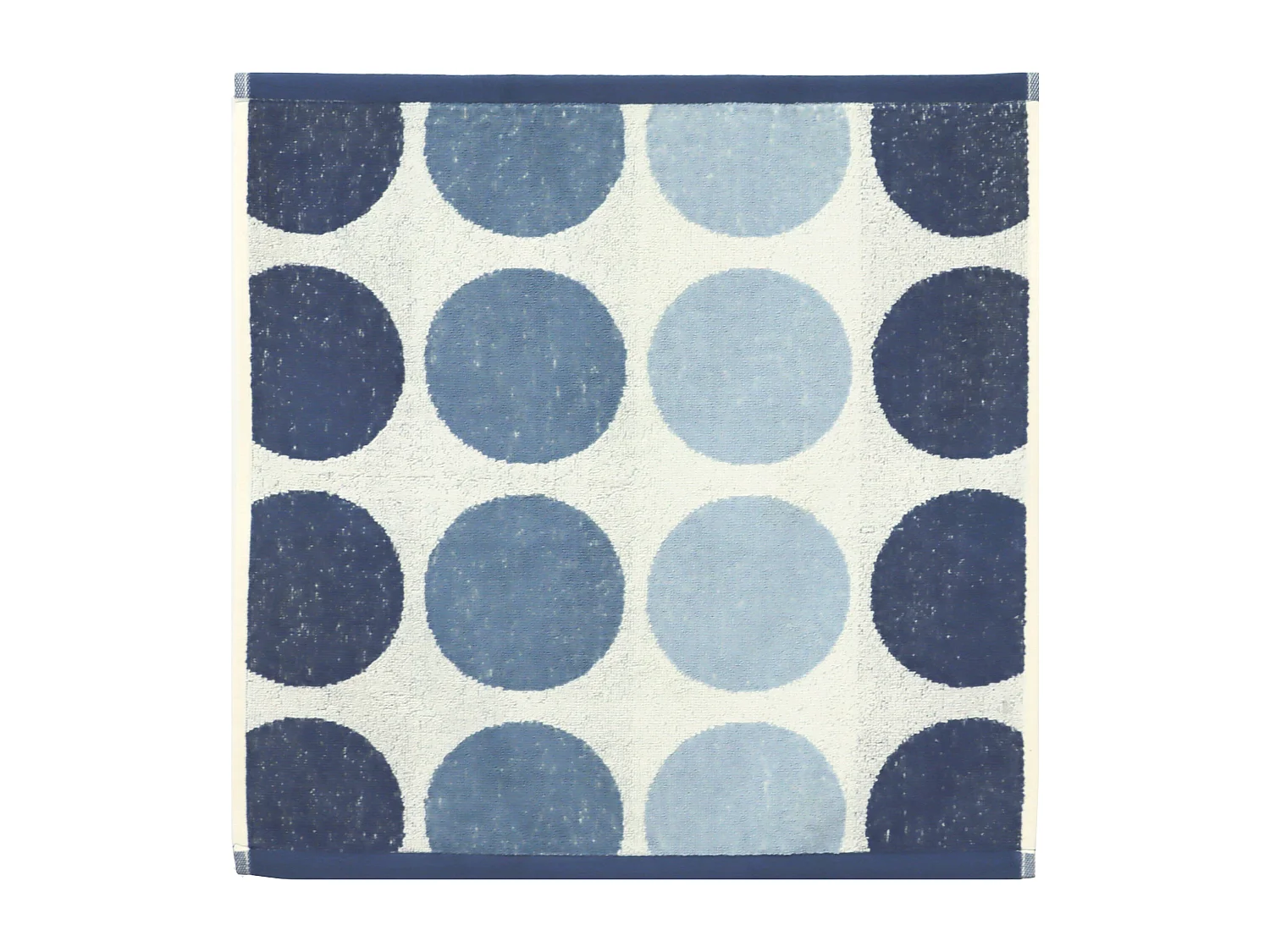 Lot de 2 torchons de cuisine éponge 50x50 cm coton GLOBUS bleu