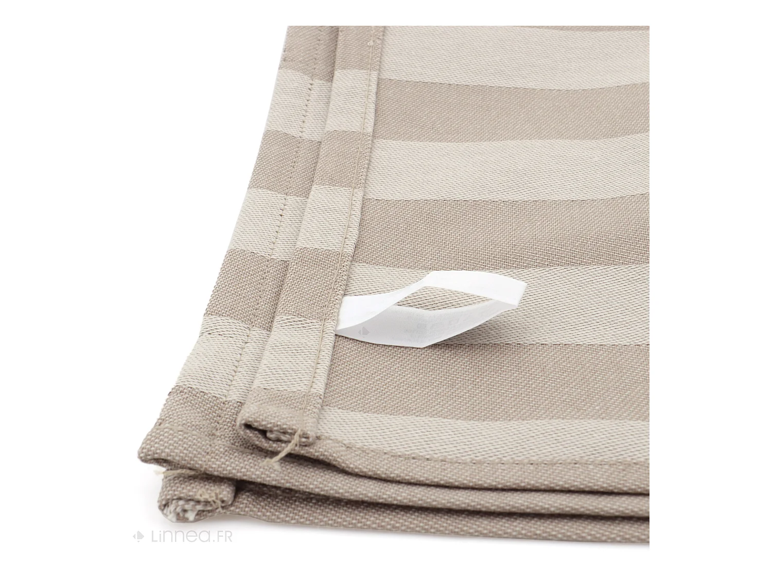 Lot de 2 torchons de cuisine toile 50x70 cm coton PAT marron