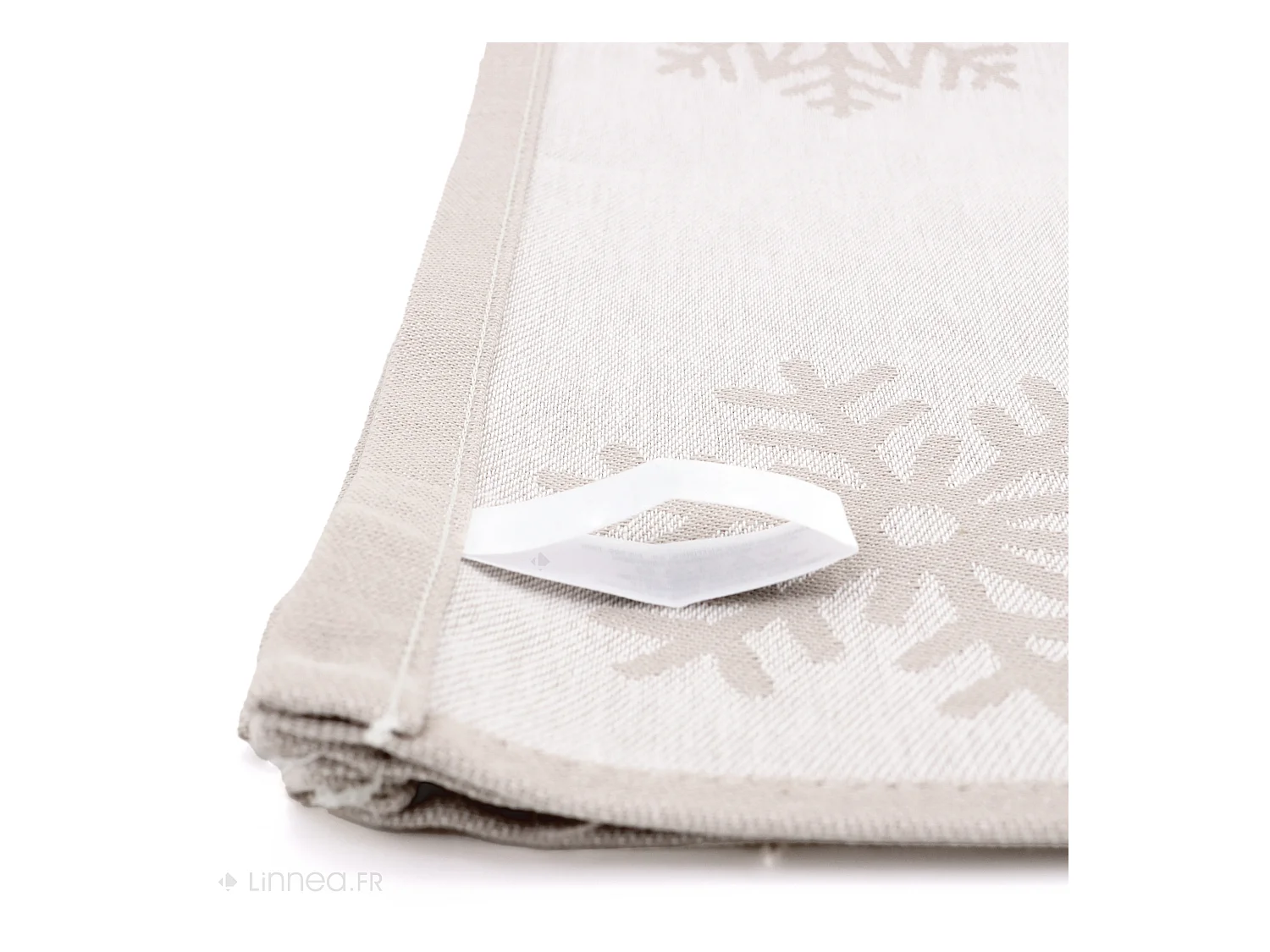 Lot de 2 torchons de cuisine toile 50x70 cm coton ICE beige