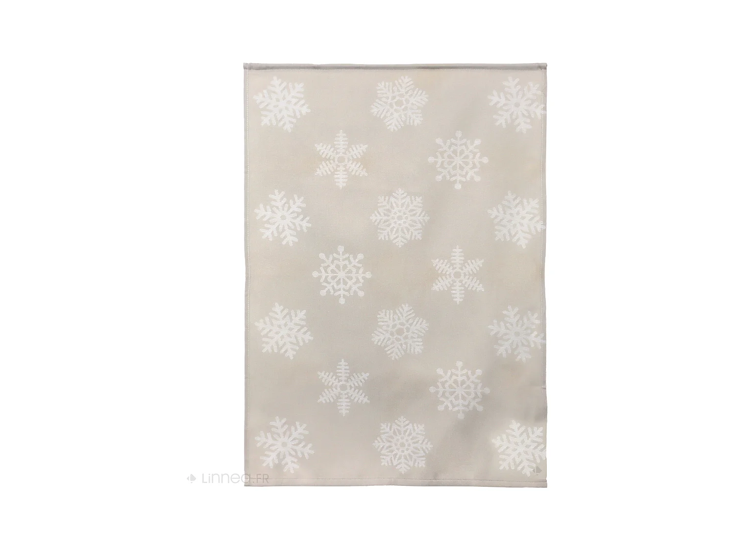 Lot de 2 torchons de cuisine toile 50x70 cm coton ICE beige