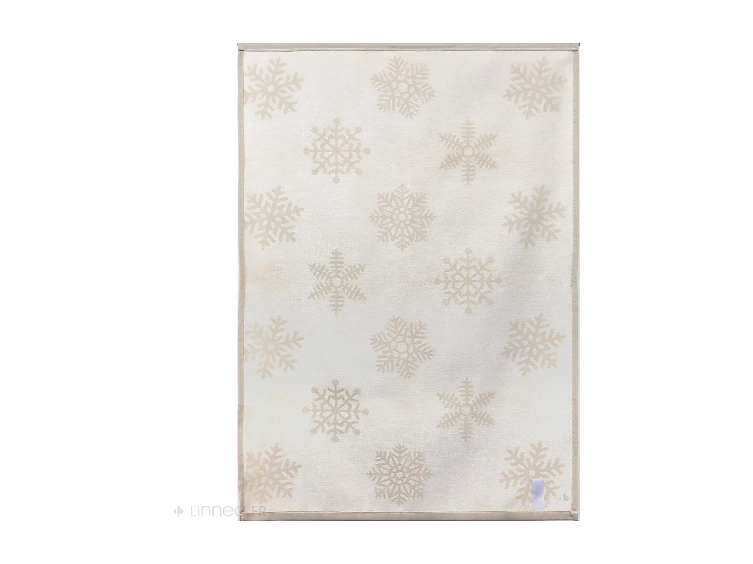 Lot de 2 torchons de cuisine toile 50x70 cm coton ICE beige