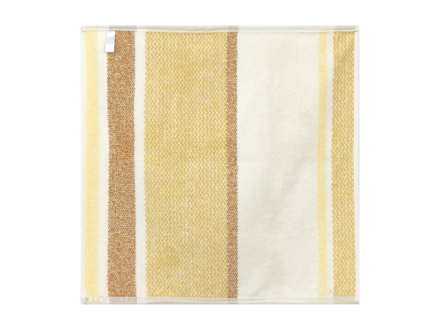 Lot de 2 torchons de cuisine éponge 50x50 cm coton OTON jaune