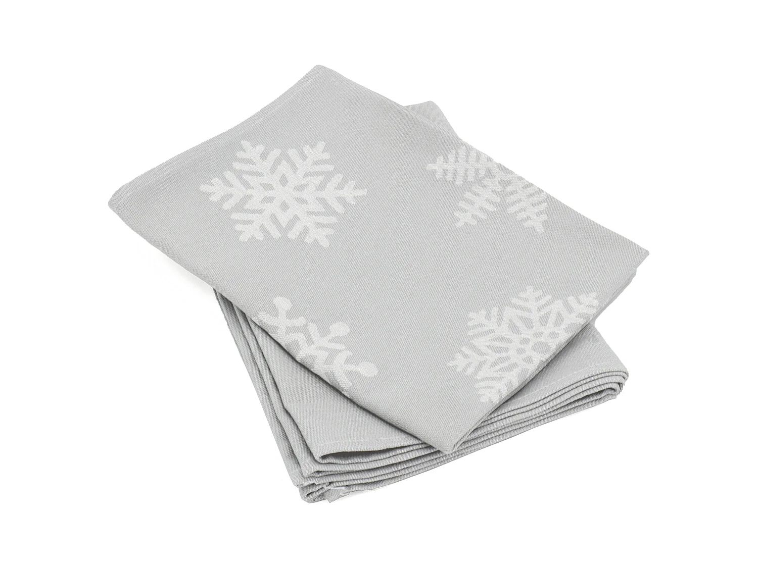 Lot de 2 torchons de cuisine toile 50x70 cm coton ICE gris