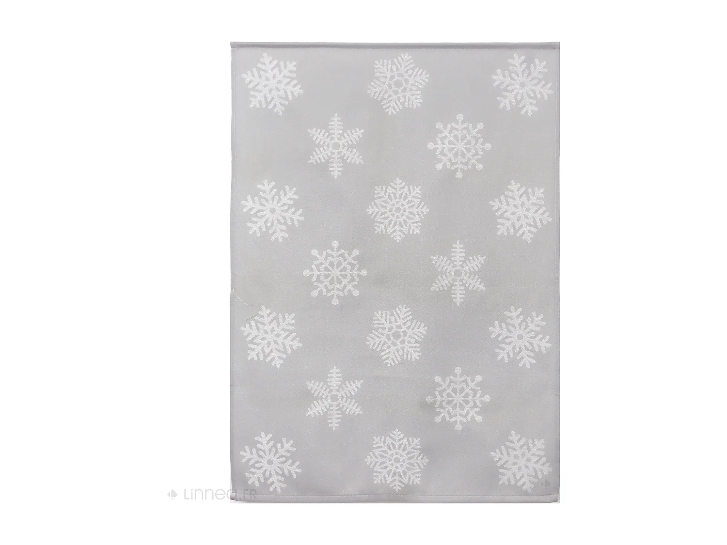 Lot de 2 torchons de cuisine toile 50x70 cm coton ICE gris