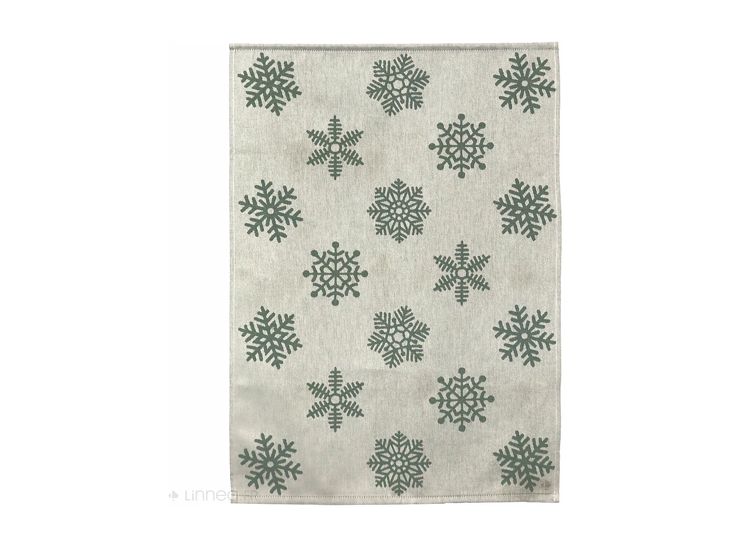 Lot de 2 torchons de cuisine toile 50x70 cm coton ICE vert