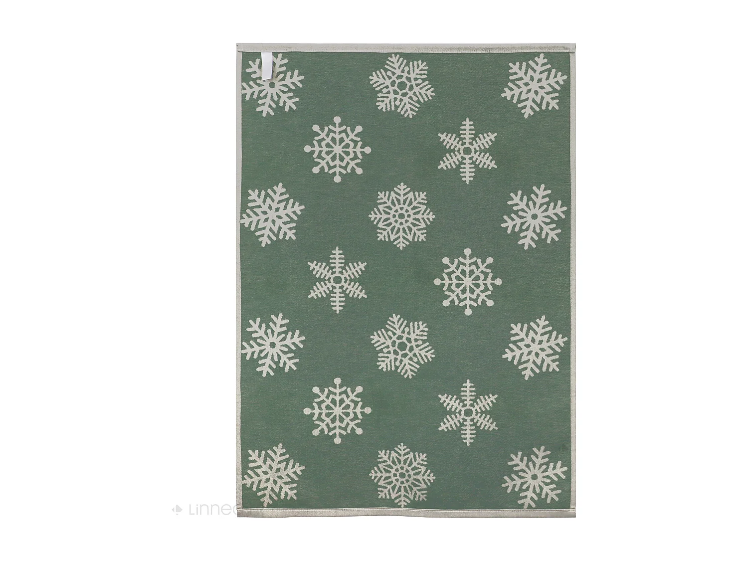 Lot de 2 torchons de cuisine toile 50x70 cm coton ICE vert
