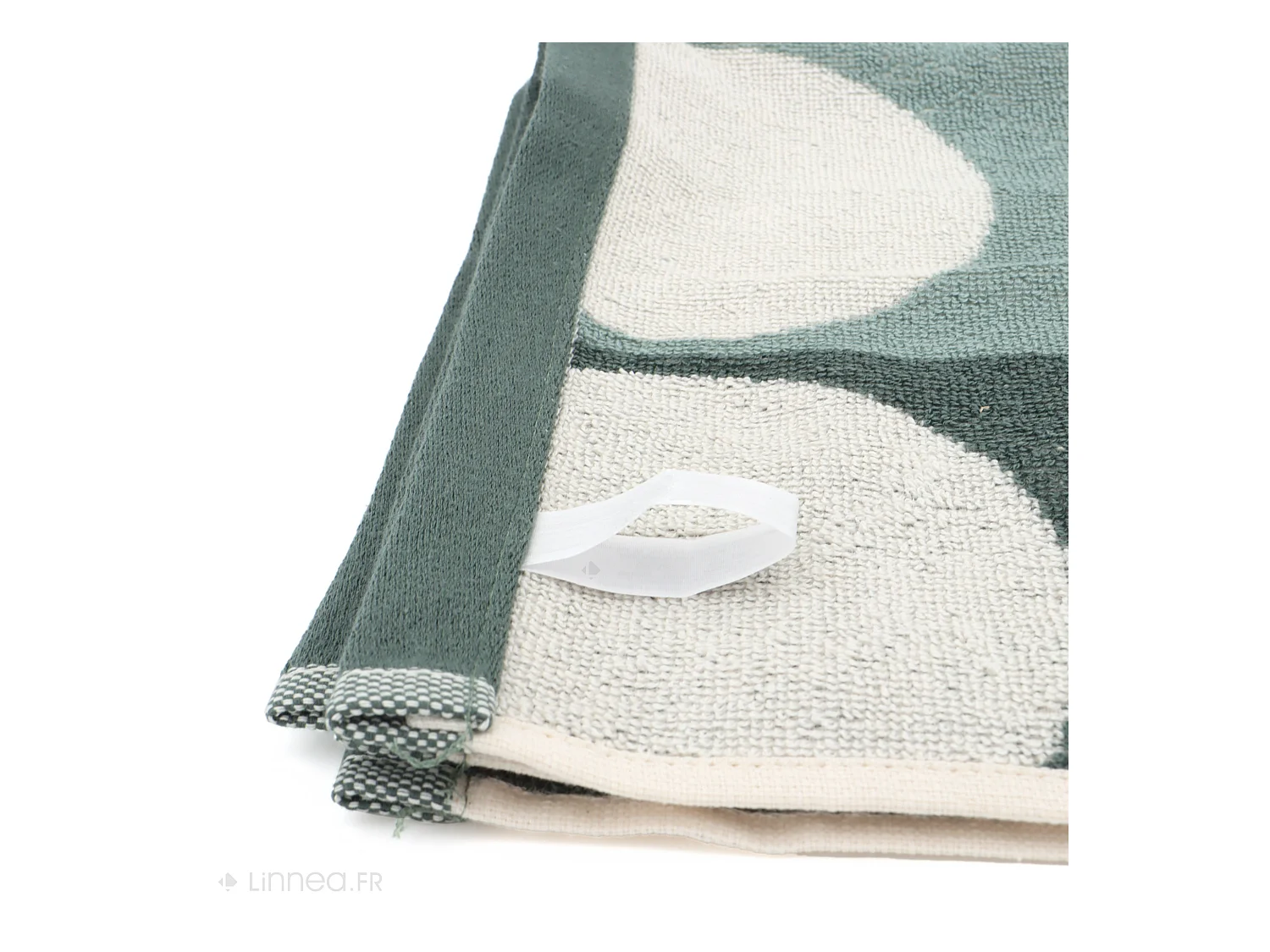 Lot de 2 torchons de cuisine éponge 50x50 cm coton GLOBUS vert