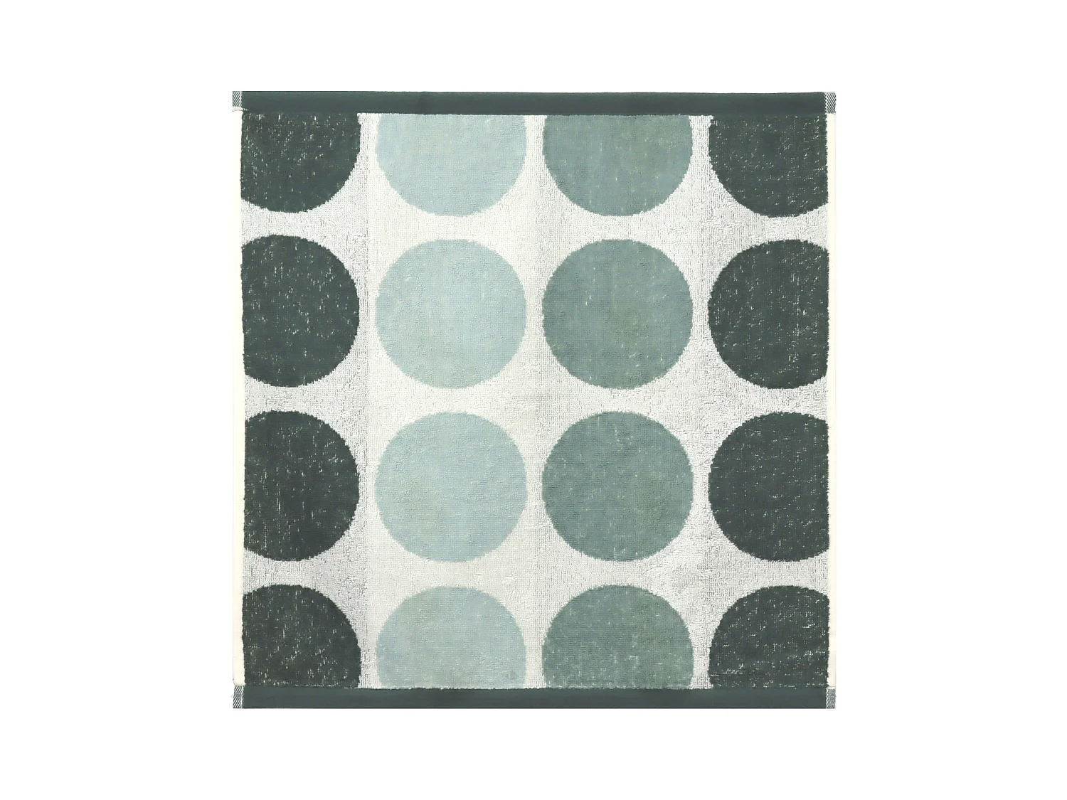 Lot de 2 torchons de cuisine éponge 50x50 cm coton GLOBUS vert