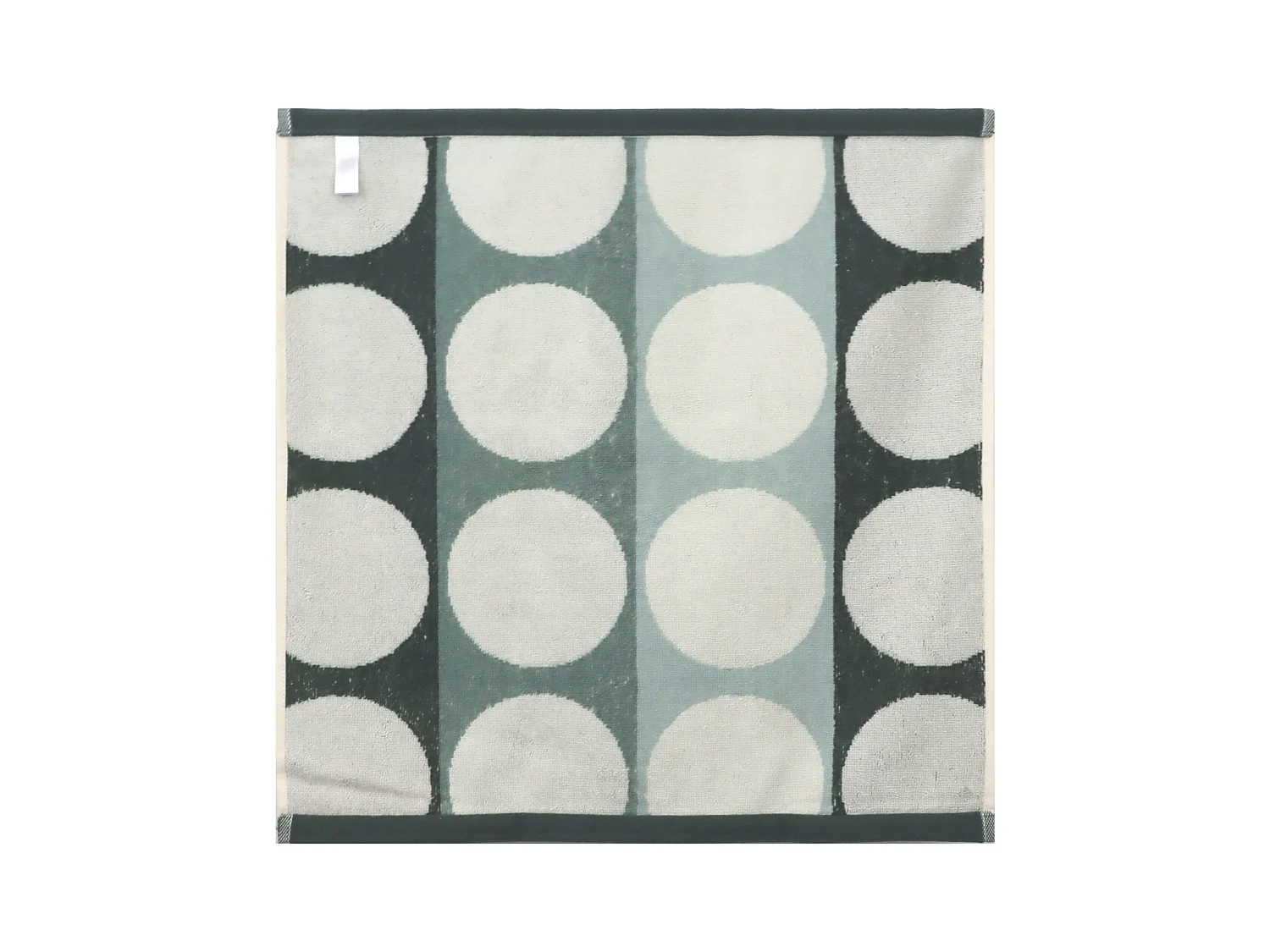 Lot de 2 torchons de cuisine éponge 50x50 cm coton GLOBUS vert