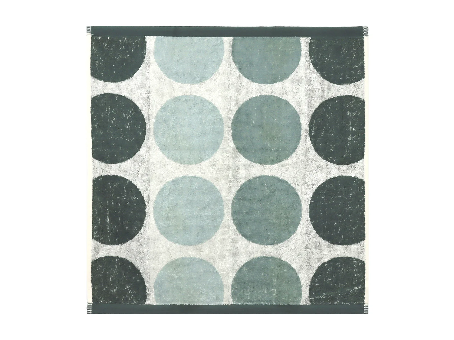 Lot de 2 torchons de cuisine éponge 50x50 cm coton GLOBUS vert