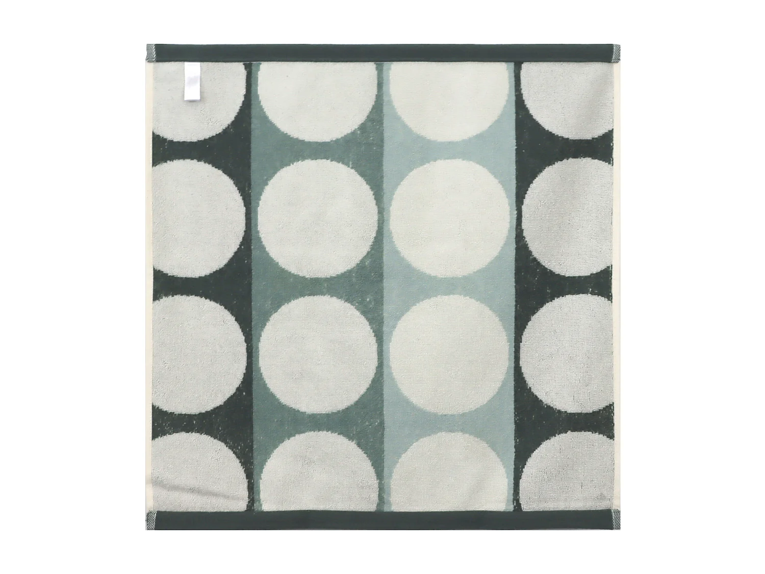 Lot de 2 torchons de cuisine éponge 50x50 cm coton GLOBUS vert