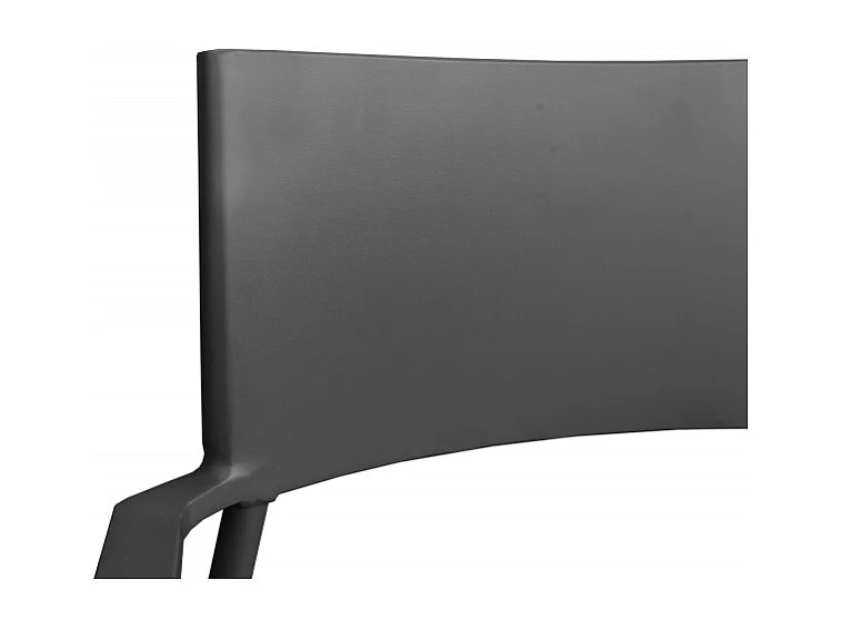 Lot de 2 chaises de jardin en aluminium et revêtement textilène - DOLA