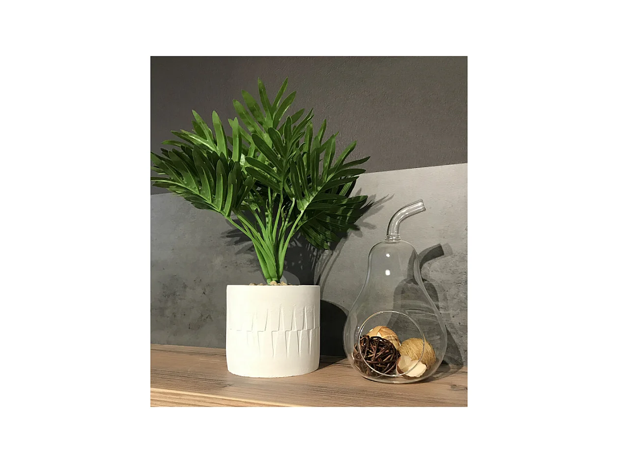 Lot de 2 vases à poser terrarium verre transparent poire - GLASSSBOX