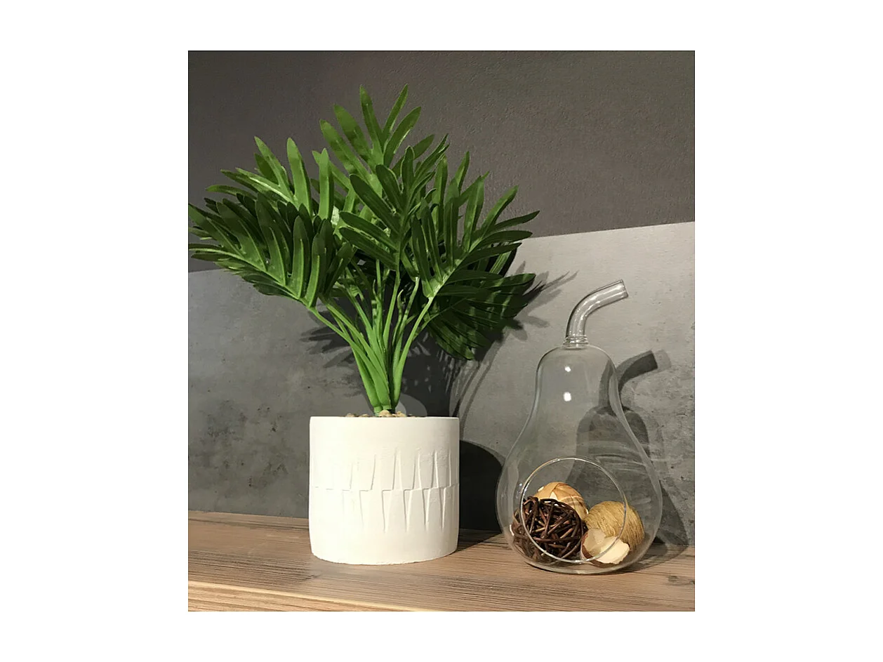 Lot de 2 vases à poser terrarium verre transparent poire - GLASSSBOX