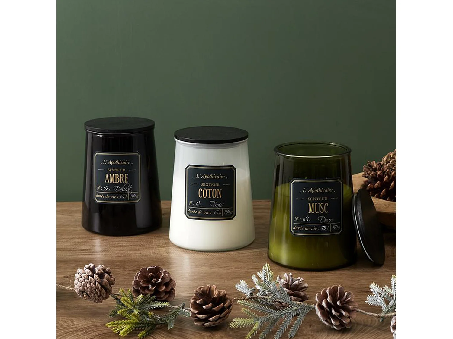 Bougie parfumée ALCHIMISTE senteur musc