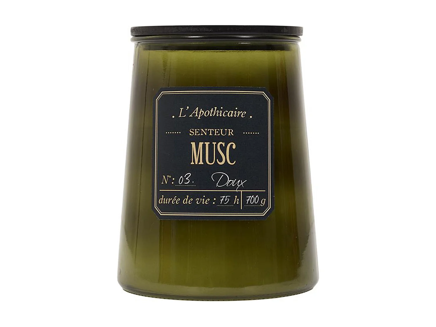 Bougie parfumée ALCHIMISTE senteur musc