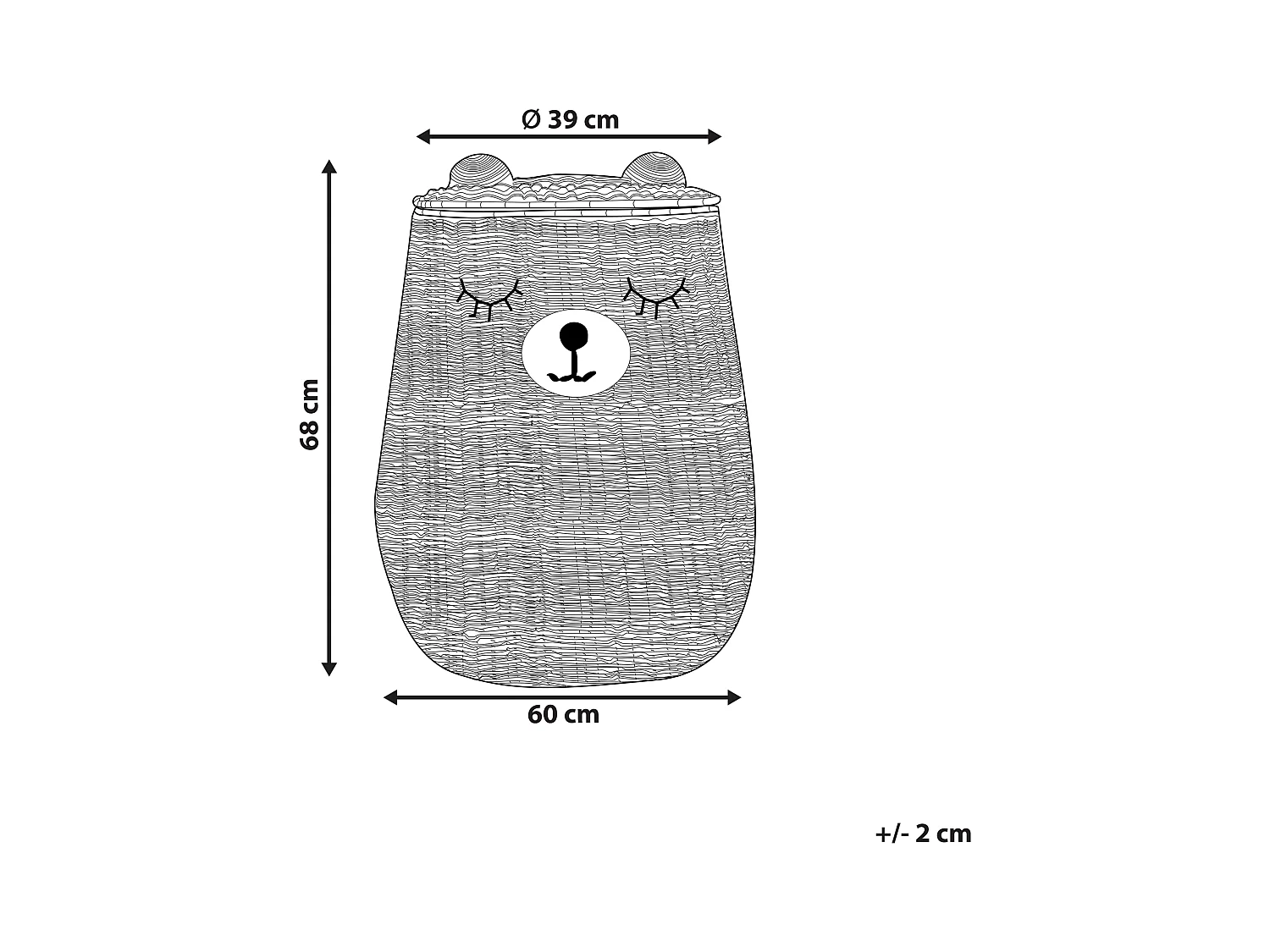 Kindermand FULAN Zeewier Natuurlijk