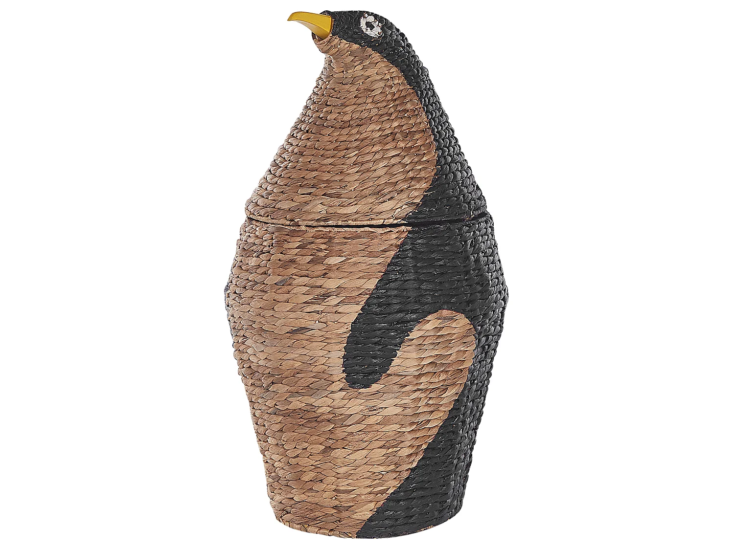 Kinder Aufbewahrungskorb Pinguin HADZABE Geflecht Naturfarben