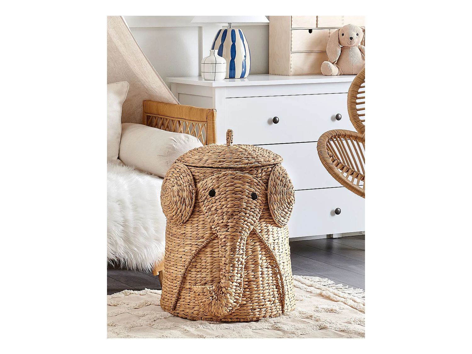 Kindermand DOGON Wicker Natuurlijk