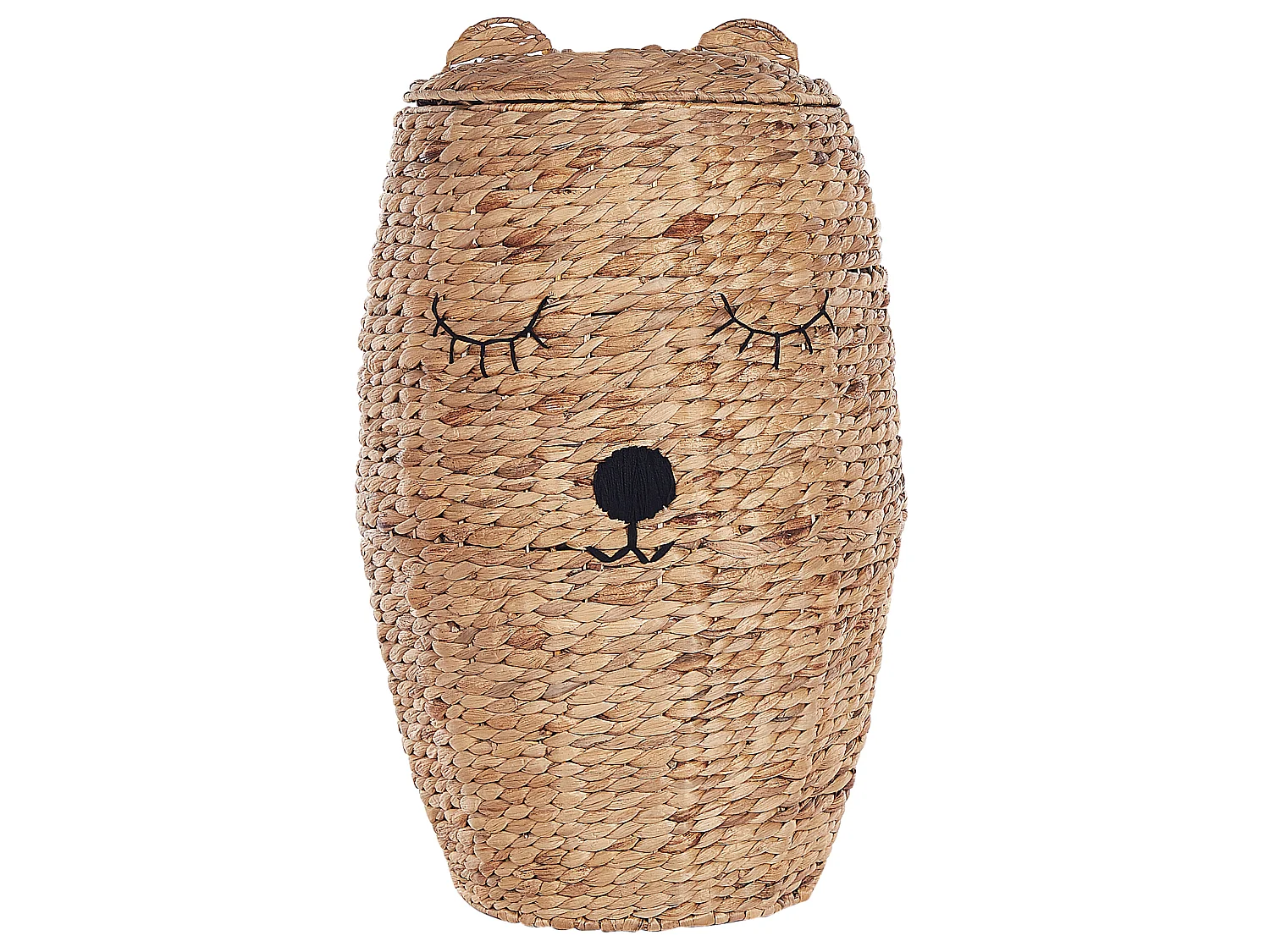 Kids Basket Teddy Bear SAMBUR Wicker Natural