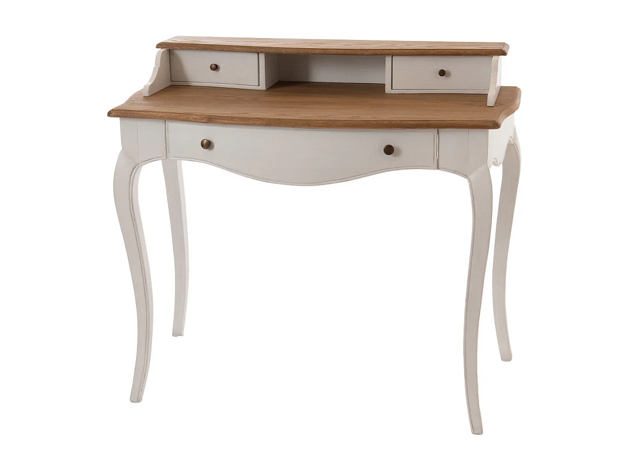 Bureau en bois et chêne L100 cm Loberon