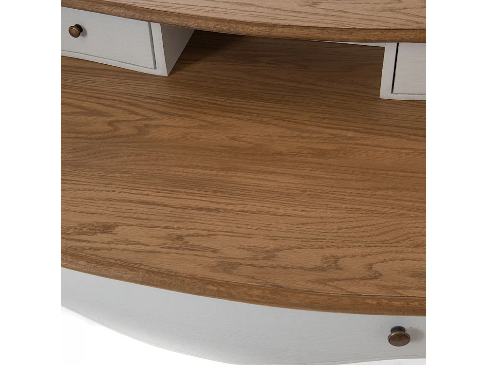 Bureau en bois et chêne L100 cm Loberon