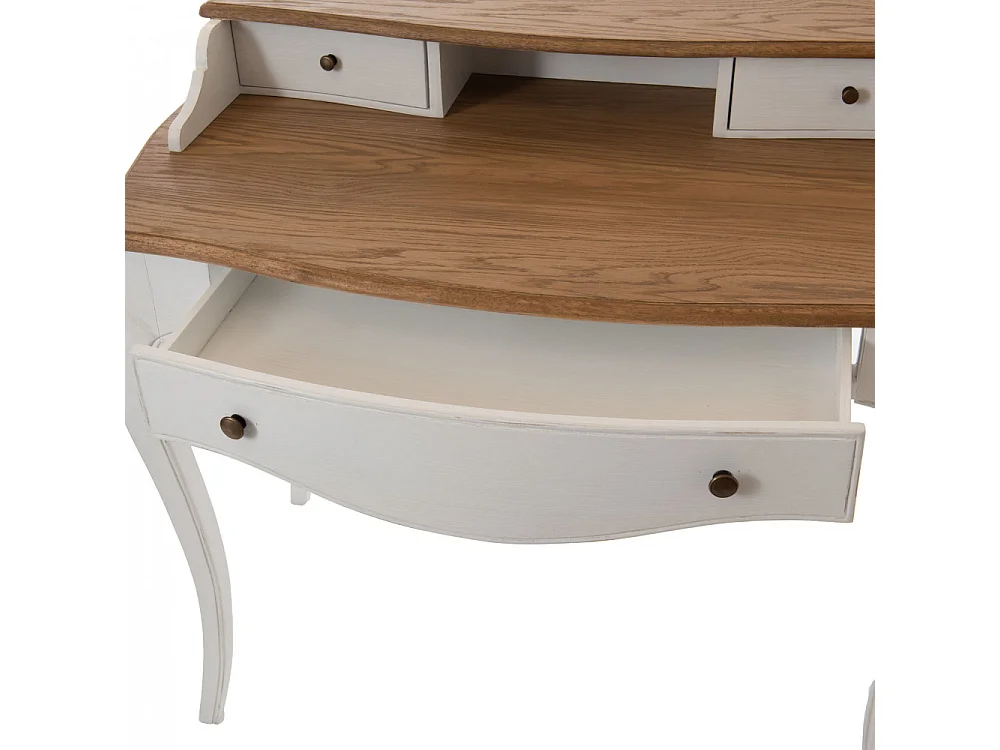 Bureau en bois et chêne L100 cm Loberon