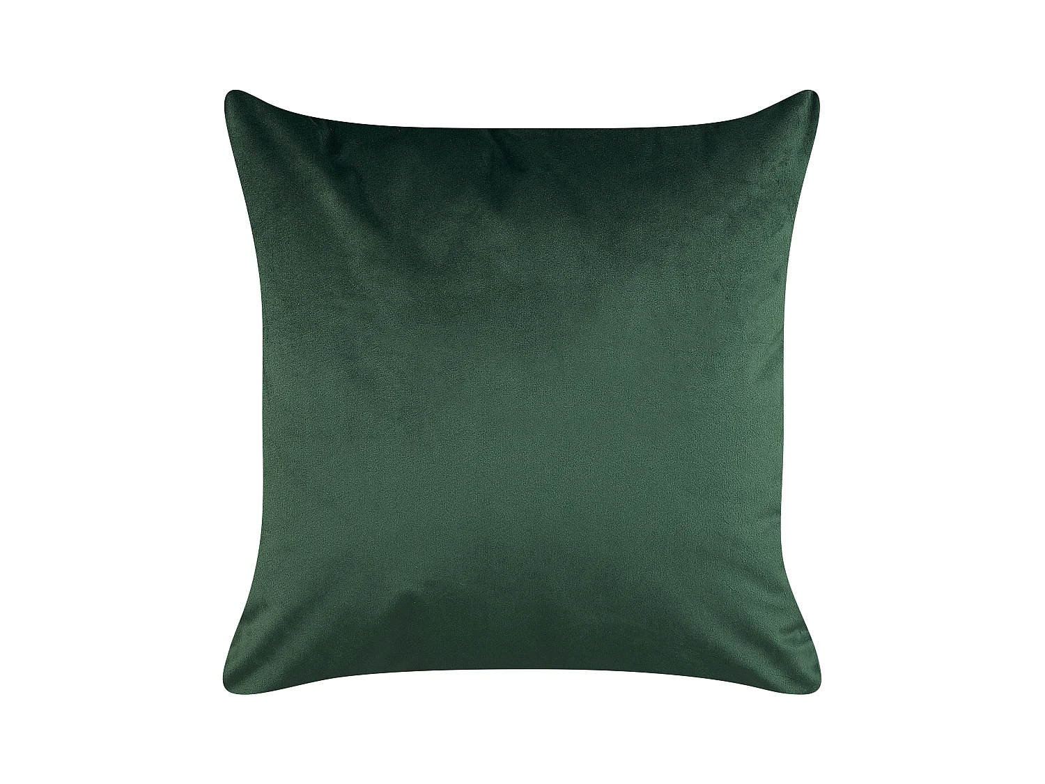 Dekokissen 2er Set DELICIOSA Samtstoff 45 x 45 cm Dunkelgrün Pflanzenmuster