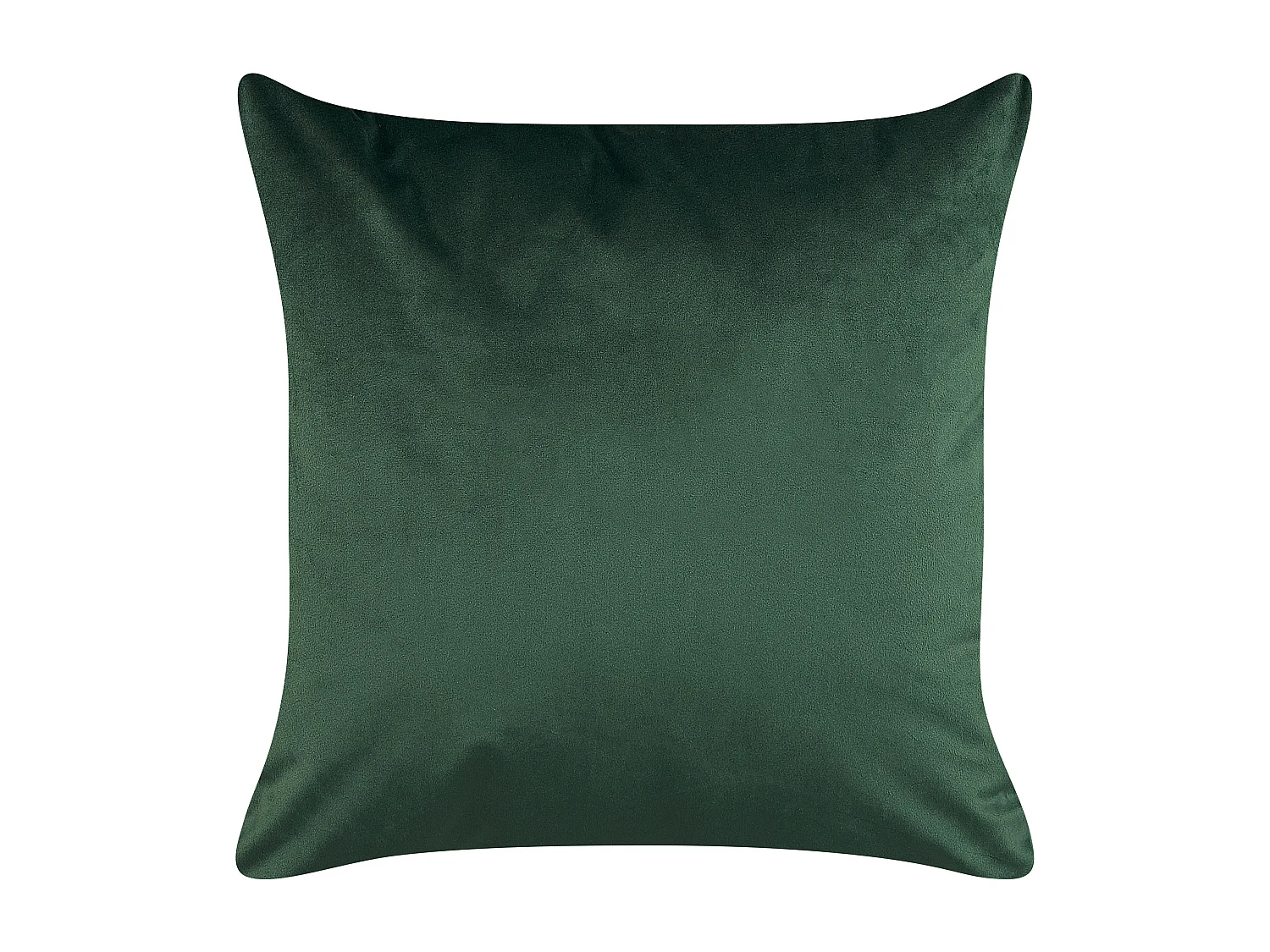 Dekokissen 2er Set DELICIOSA Samtstoff 45 x 45 cm Dunkelgrün Pflanzenmuster