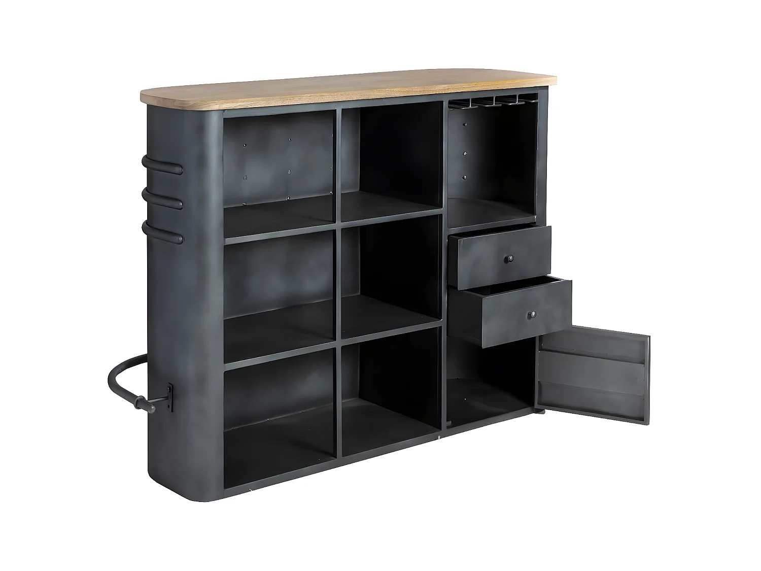 Meuble bar en métal Locker