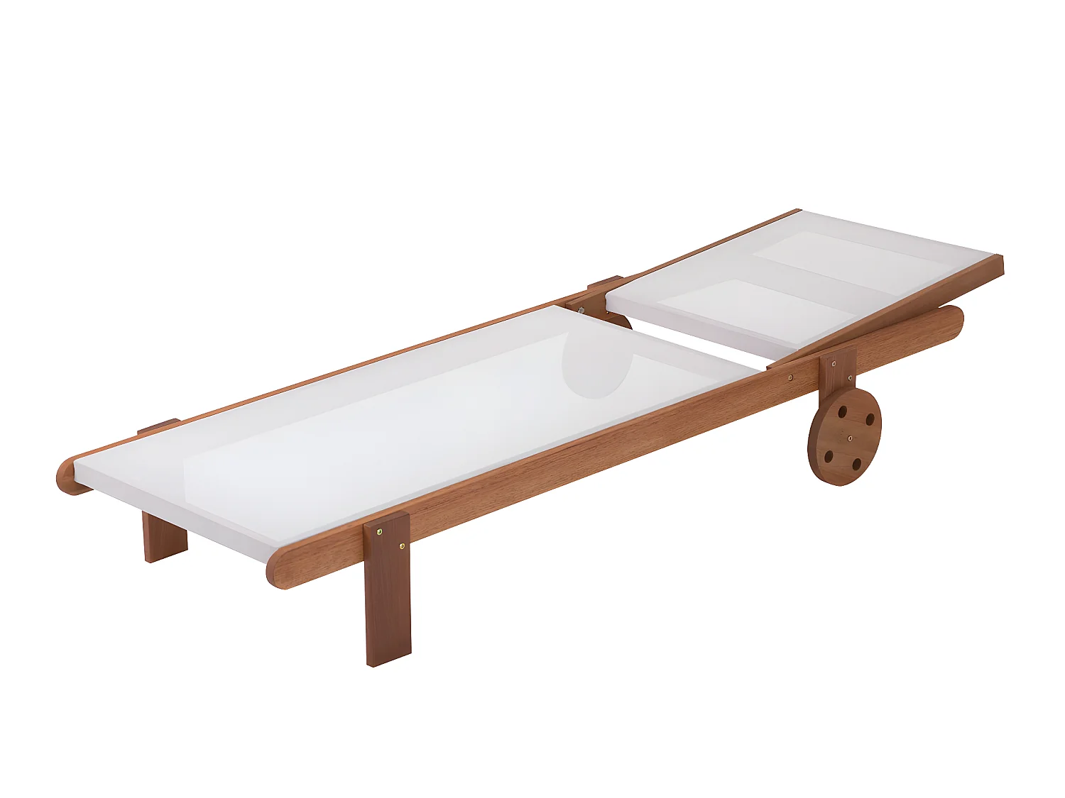 Bain de soleil en bois exotique "Saïgon" - Maple - Ecru