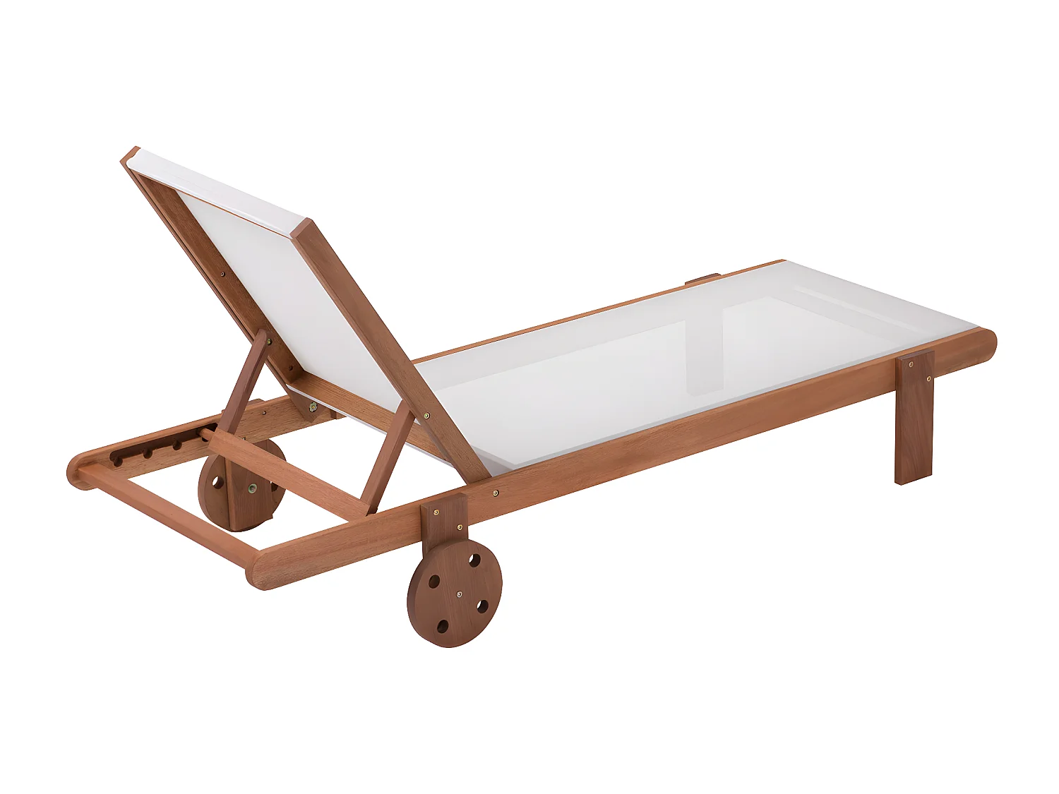 Bain de soleil en bois exotique "Saïgon" - Maple - Ecru