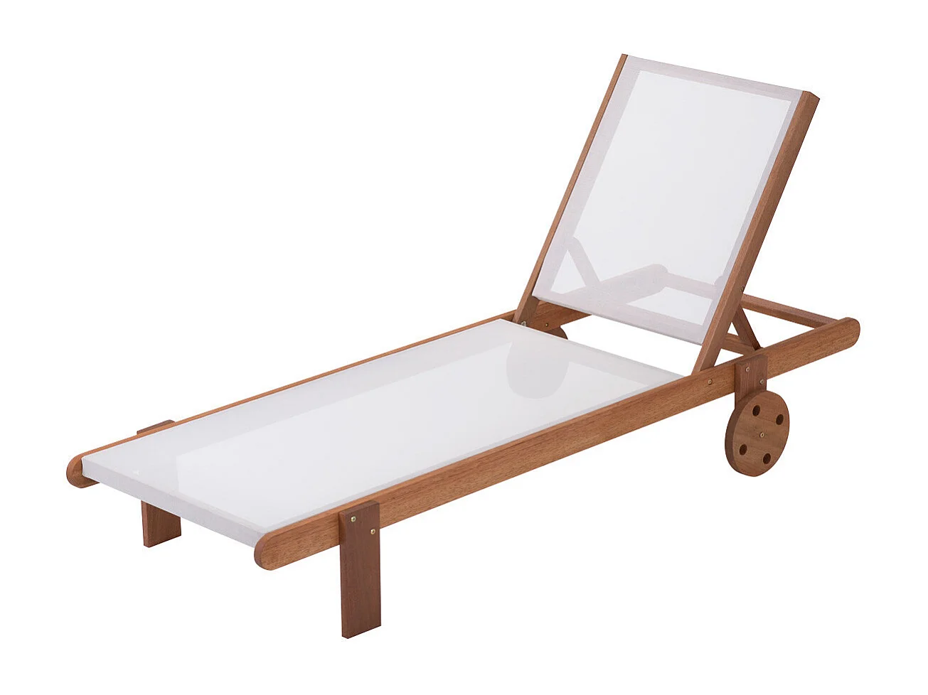 Bain de soleil en bois exotique "Saïgon" - Maple - Ecru