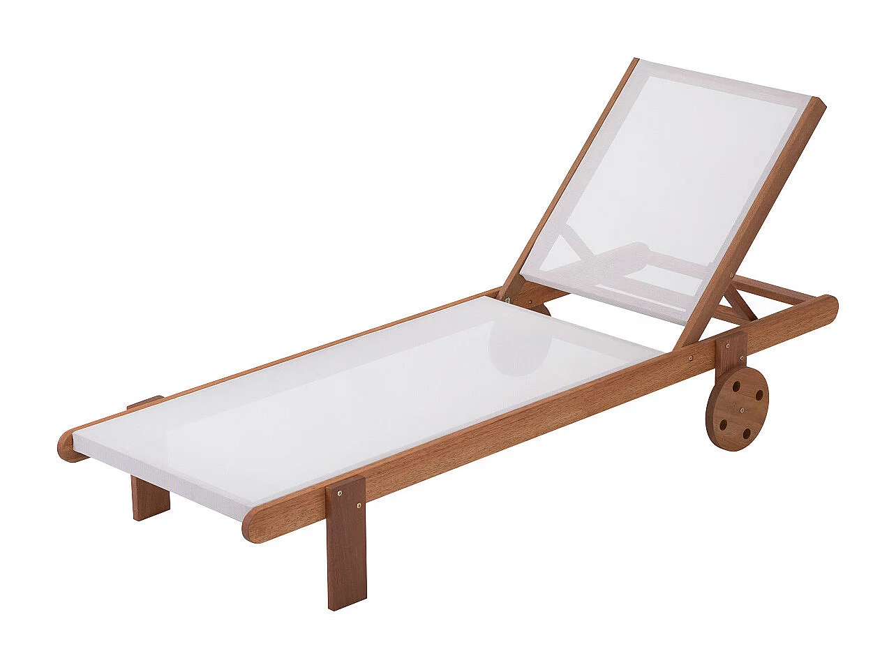 Bain de soleil en bois exotique "Saïgon" - Maple - Ecru