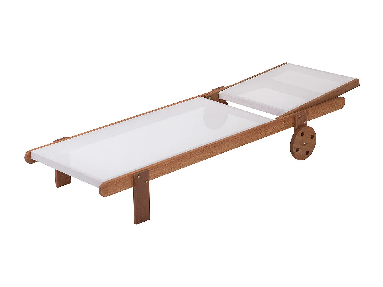 Bain de soleil en bois exotique "Saïgon" - Maple - Ecru