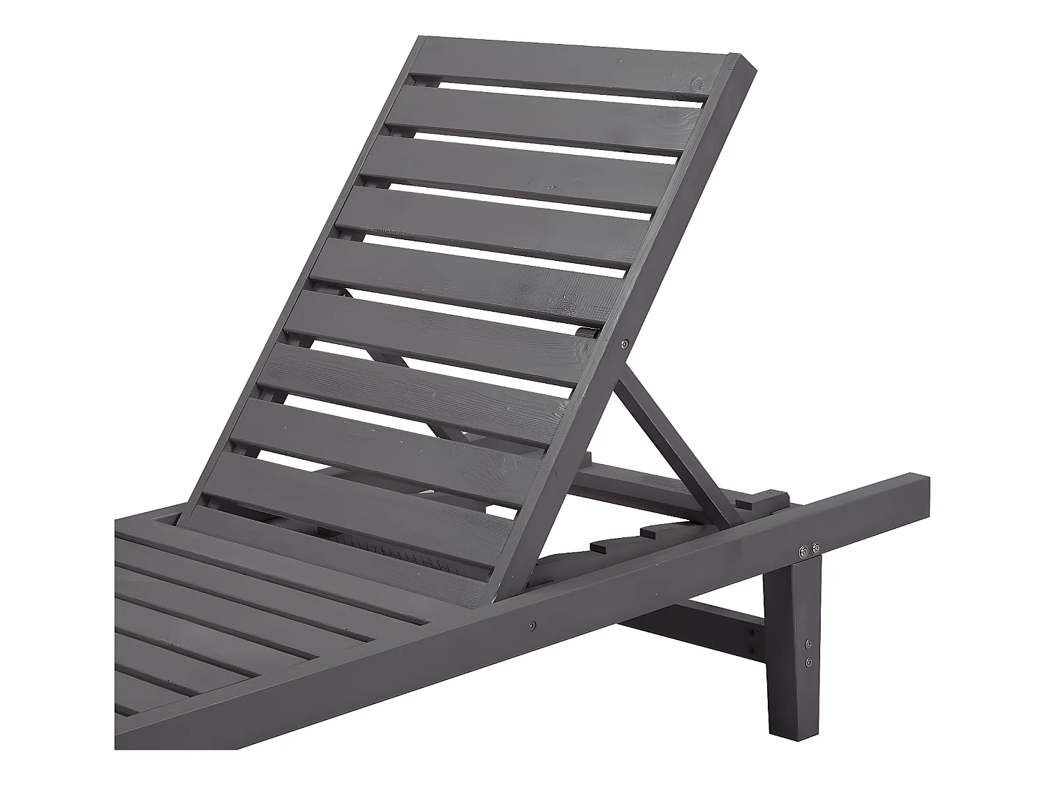 Bain de Soleil en bois "Rawai" -  Gris