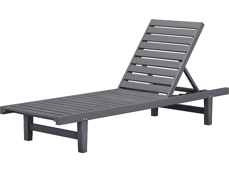 Bain de Soleil en bois "Rawai" -  Gris