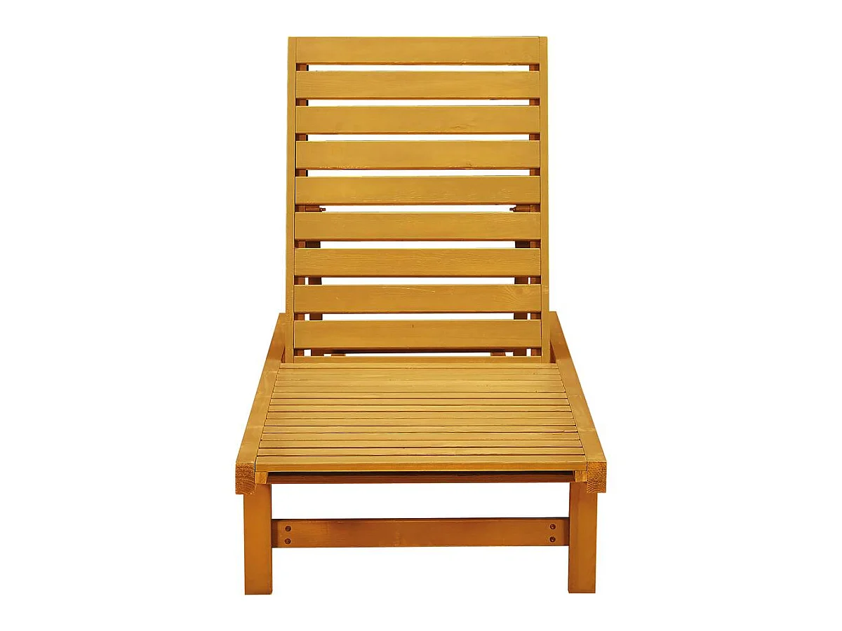 Bain de Soleil en bois "Rawai" -  Marron clair