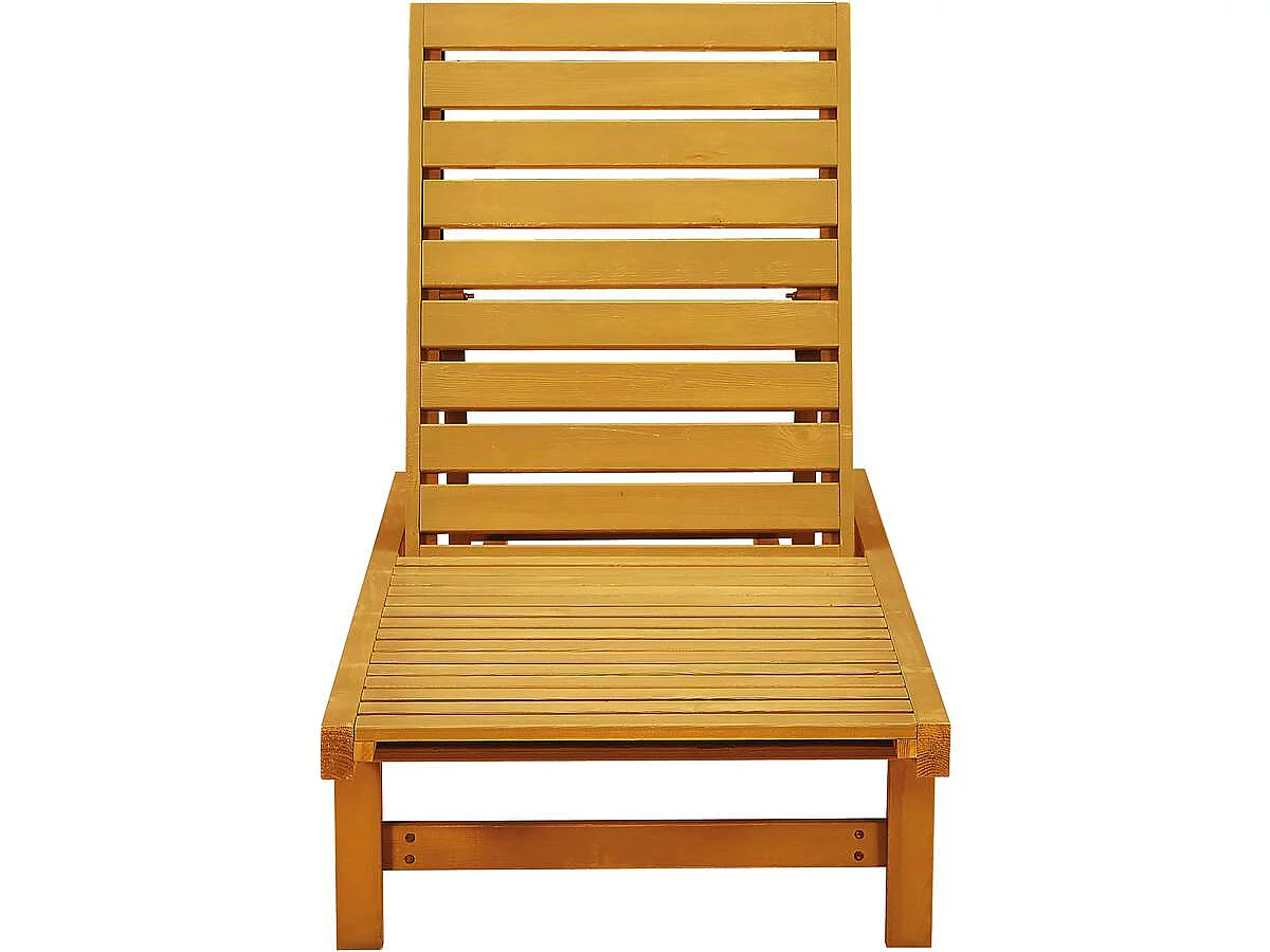 Bain de Soleil en bois "Rawai" -  Marron clair