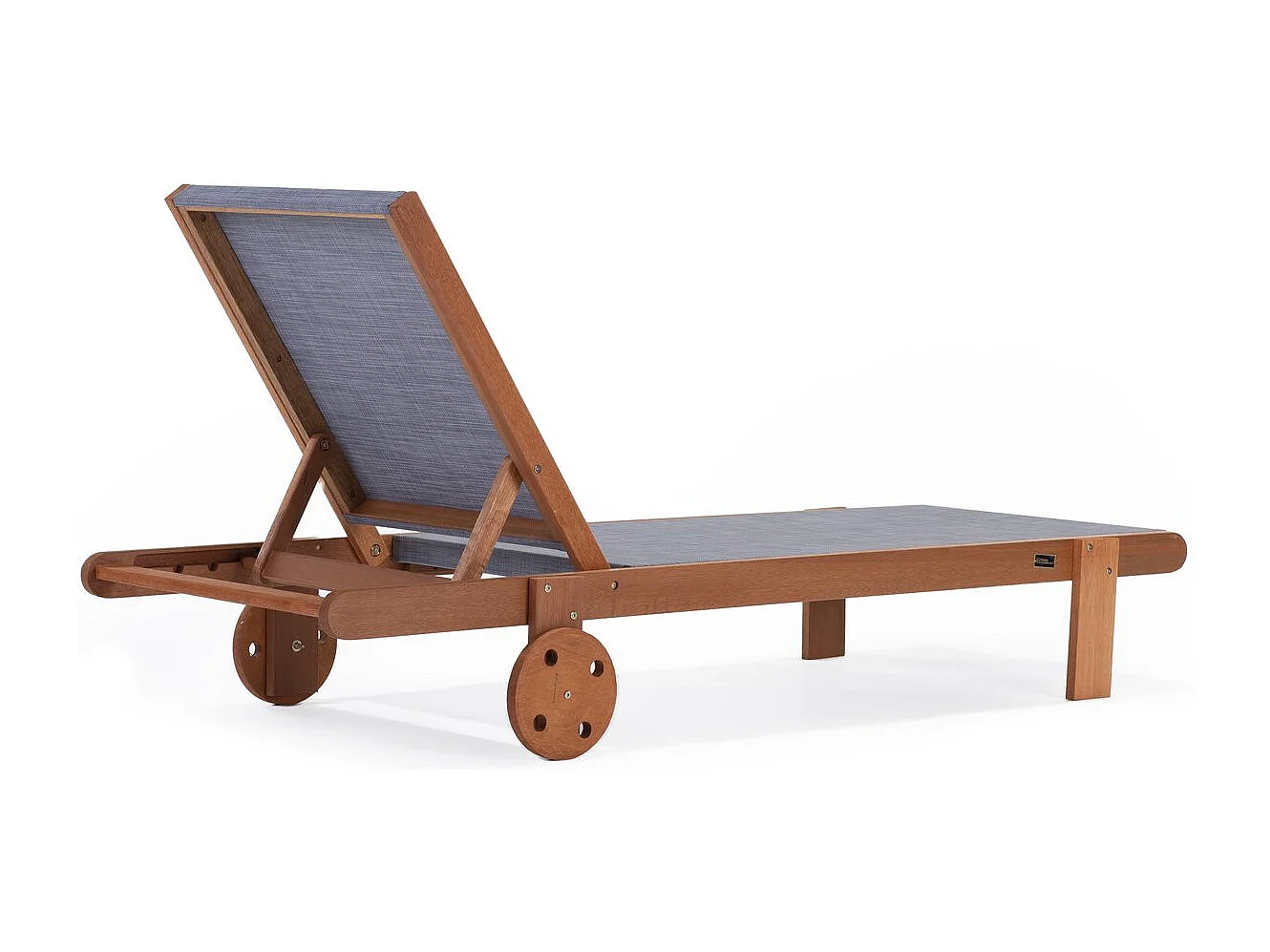 Bain de Soleil en bois exotique "Saïgon" - Maple - Gris